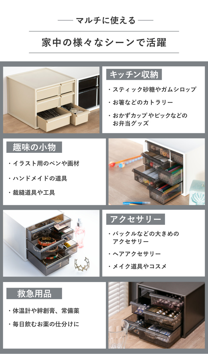 伊勢藤 卓上収納ボックス アイケースS 収納ボックス 引き出し 卓上収納