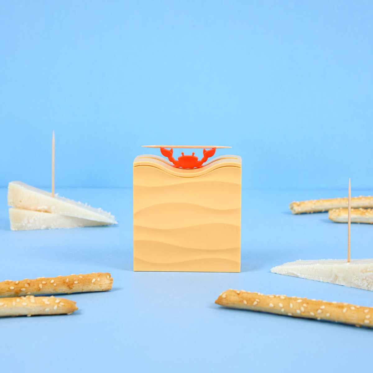 2個セット【ディズニー/ミラコスタ】ピックケース(爪楊枝入れ) アントレックス つまようじ入れ balviトゥースピックホルダー crab