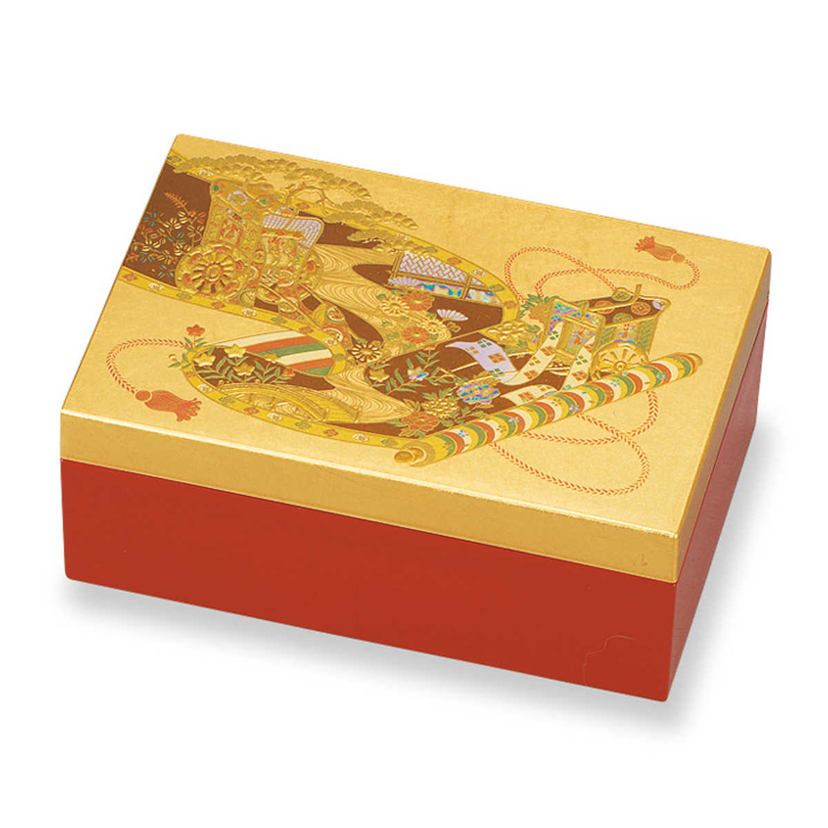 アクセサリーケース アクセサリーBOX 小 箔工芸 山中塗 和風 小物入れ