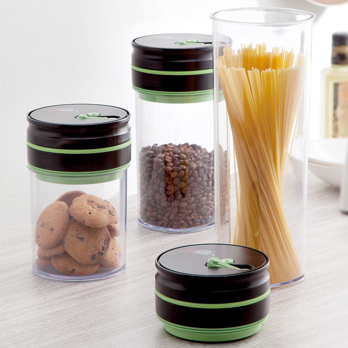 giaretti（ジアレッティ） LA CASA 自動真空キャニスター 保存容器