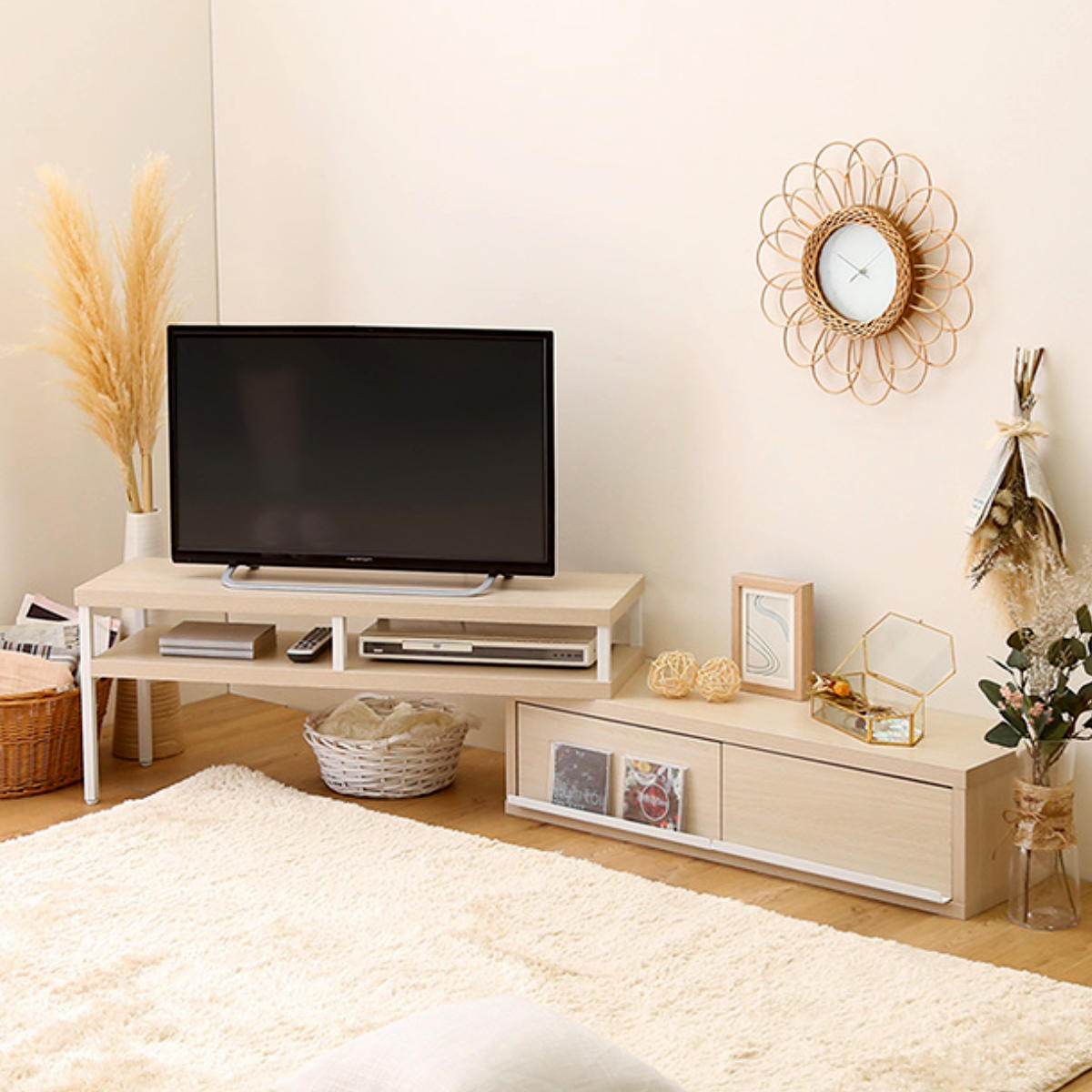 テレビ　ライトブラウン　東京Deco 32V型 木目調 テレビ ライトブラウン 東京Deco 32V型 木目調
