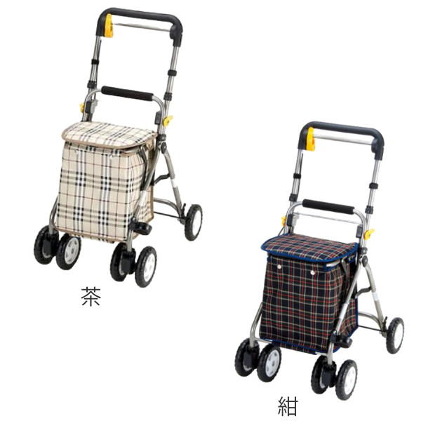 マキテック シルバーカー らくらくスリムW アルミ製 歩行車