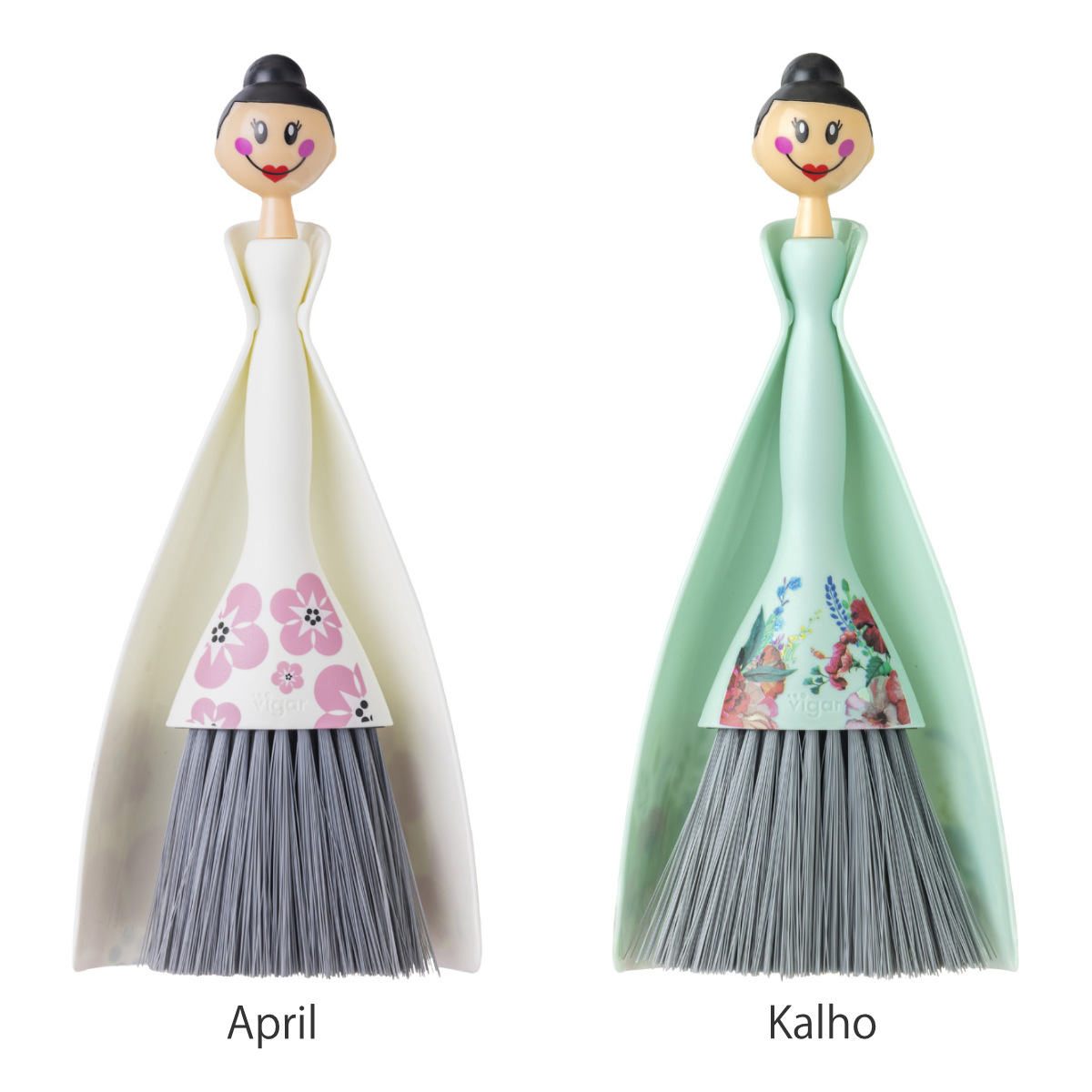 Vigar（ビガール） ほうき ちりとり ドールス ミニ ハンディ セット