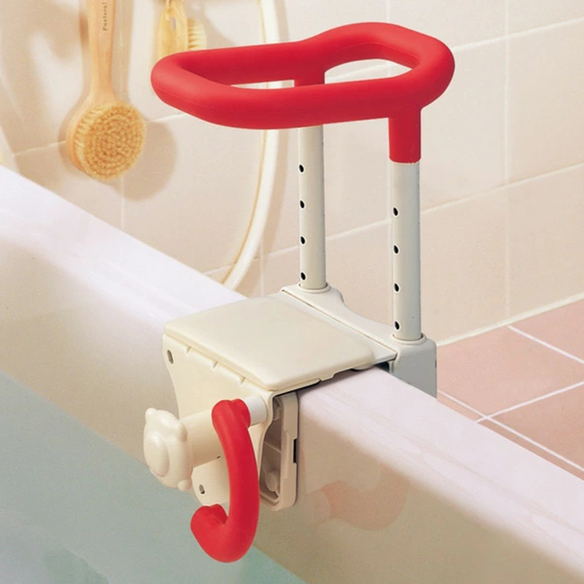 アロン化成 手すり 浴室用 伸縮式 安寿 介護用品 （ お風呂用手すり