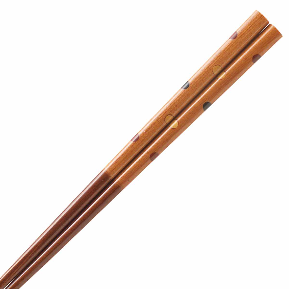 箸 20.5cm 23cm 水玉 市松 組木箸 木製 （ お箸 はし おはし ハシ