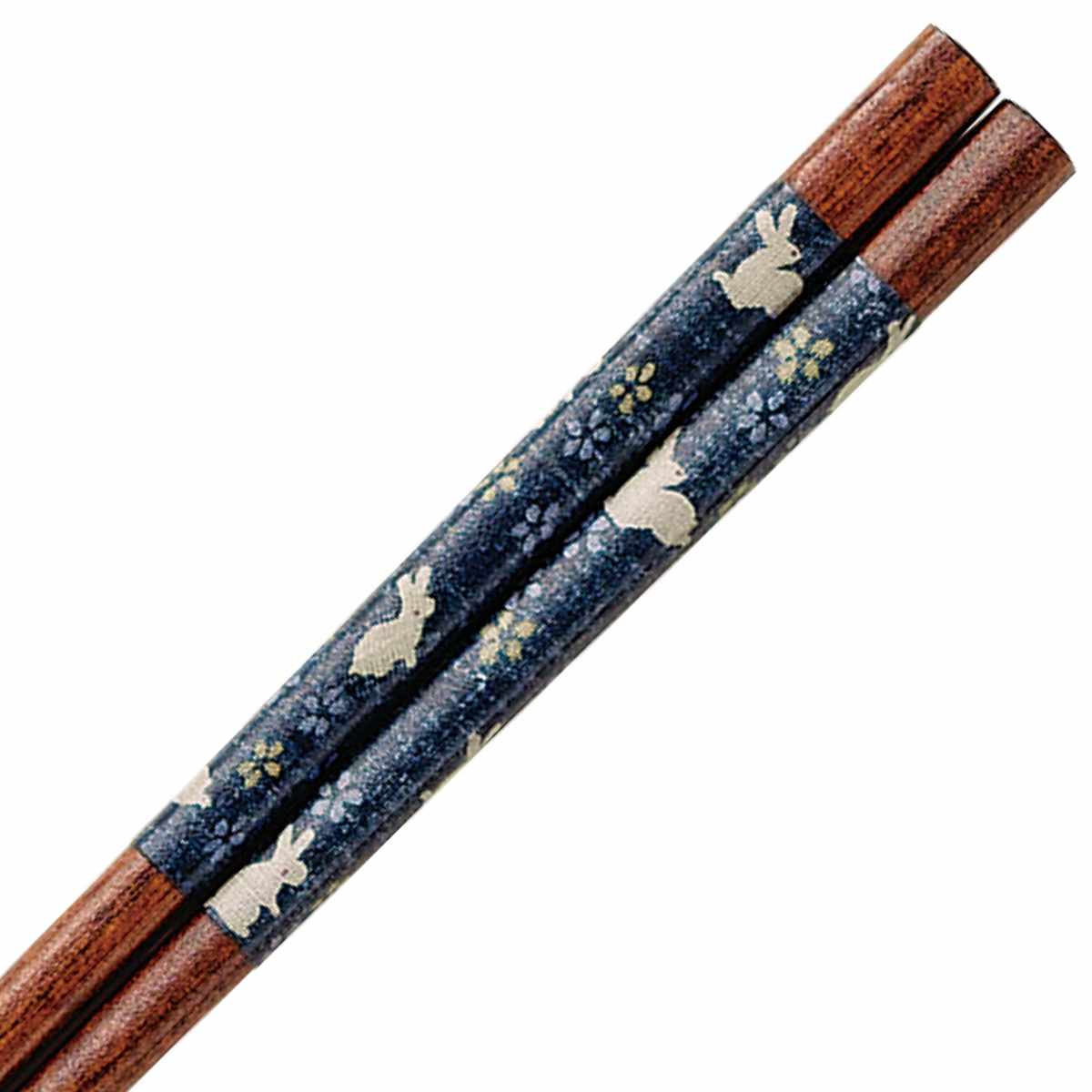 箸 染絣うさぎ 20.5cm 23cm （ お箸 はし おはし ハシ カトラリー 