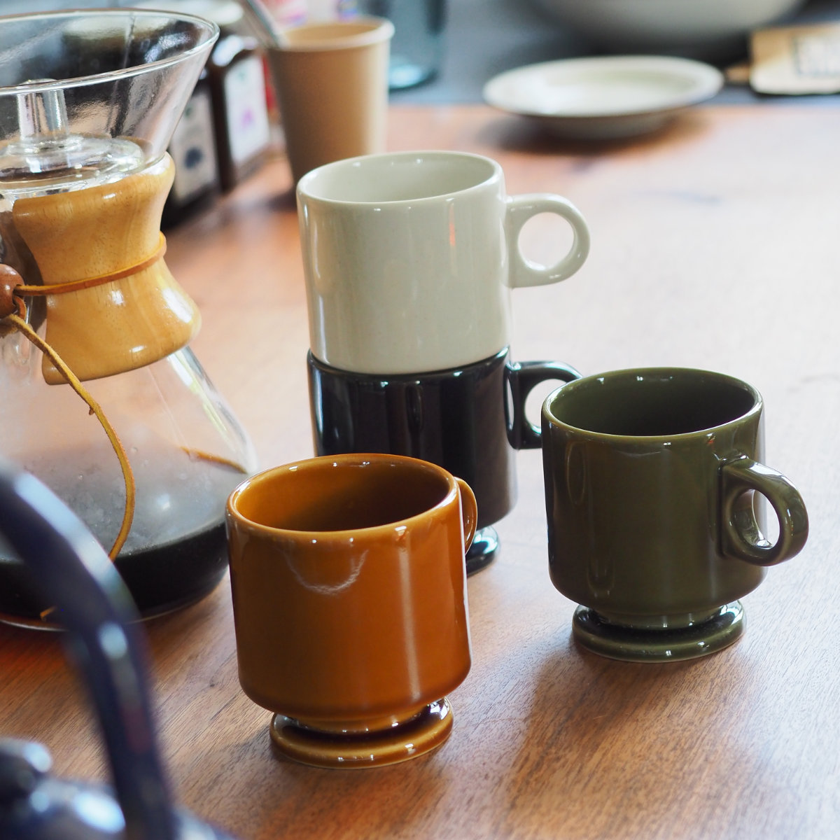 マグカップ 240ml Smith footed mug cup （ 磁器 電子レンジ対応 食洗