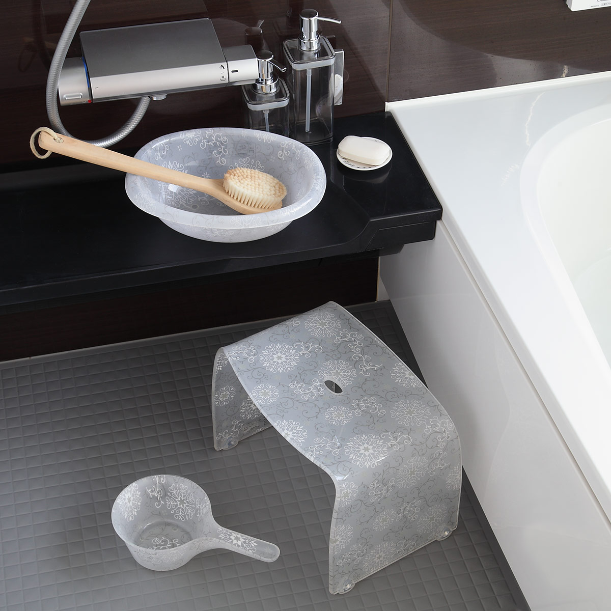 風呂椅子 フィルロシュシュ アクリル 25cm （ 風呂イス 風呂いす バス