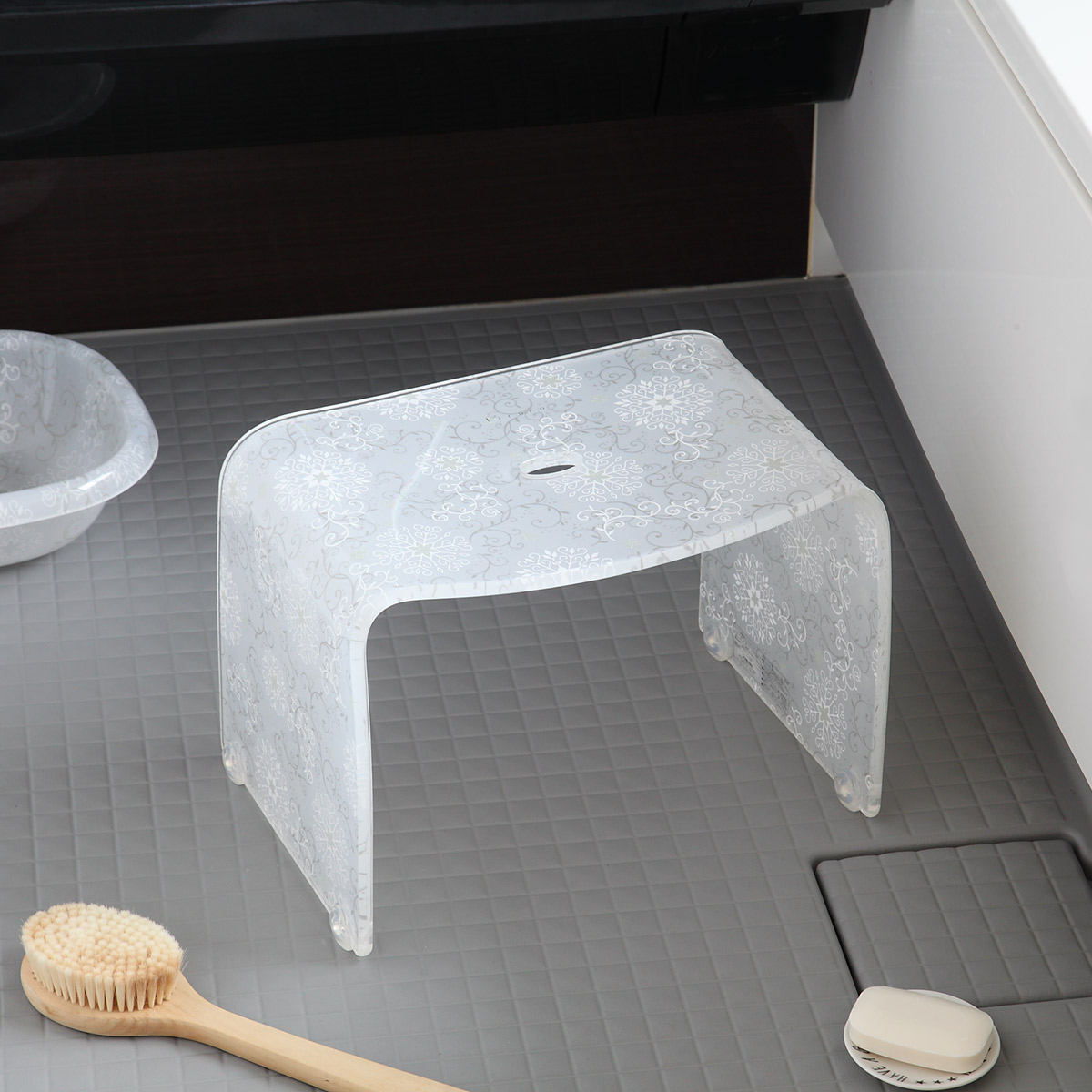 風呂椅子 フィルロシュシュ アクリル 25cm （ 風呂イス 風呂いす バス