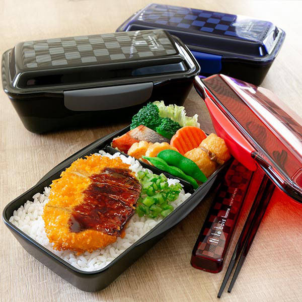 小森樹脂 お弁当箱 1段 深型 メンズドームランチボックス ル・ボア