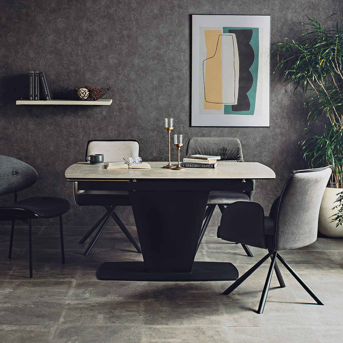 東馬（Tohma） ダイニングテーブル 幅140〜180cm 伸長式 シウバ 幅広