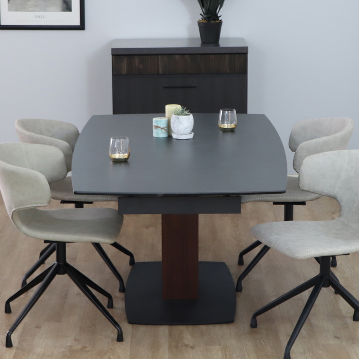 東馬（Tohma） ダイニングテーブル 幅140〜180cm 伸長式 シウバ 幅広