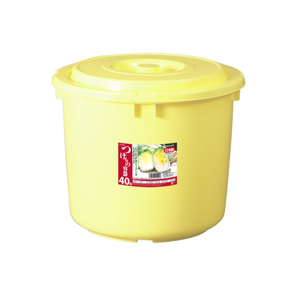 漬物容器 40L 押しフタ付き 漬物樽 40型 （ 漬け物容器 漬け物樽 蓋