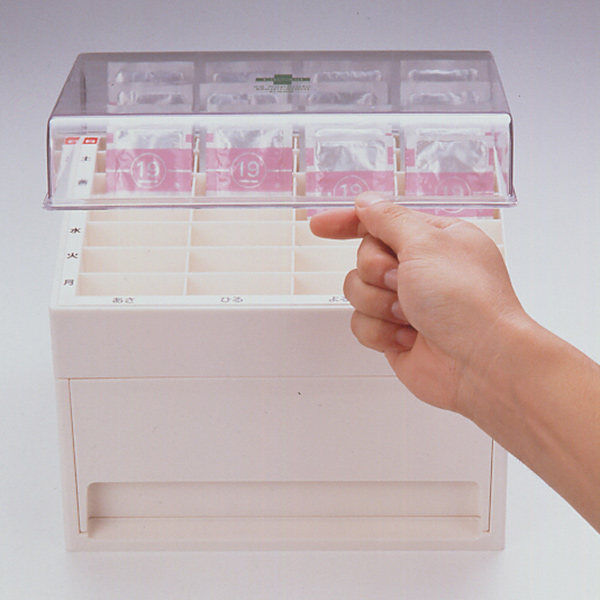 薬 カレンダー 1週間 ライフ・エイド くすり整理ストックケース