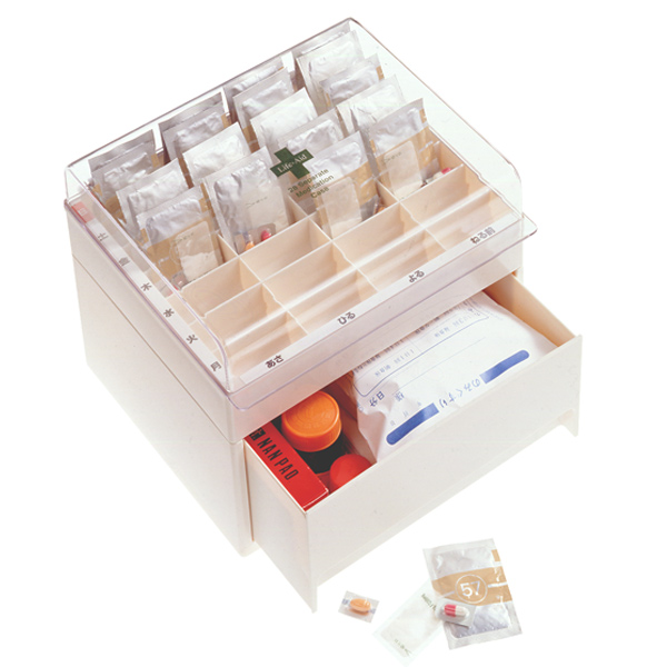 薬 カレンダー 1週間 ライフ・エイド くすり整理ストックケース