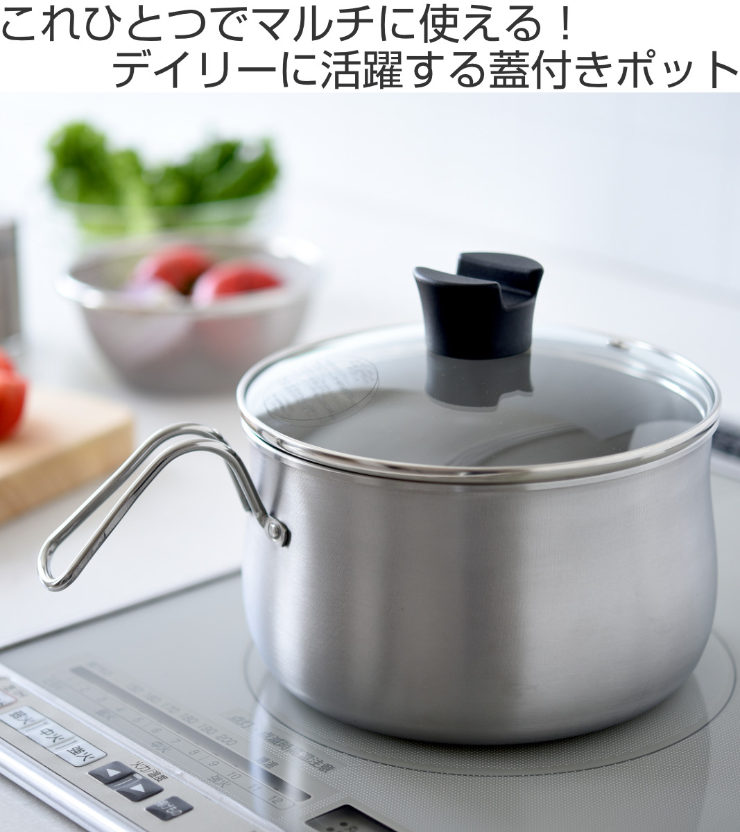 【大幅値下げ】All-Clad オールクラッド マルチポット 寸胴鍋 ステンレス アーネスト（Arnest） マルチポット 18cm IH対応 ステンレス製 逸品物