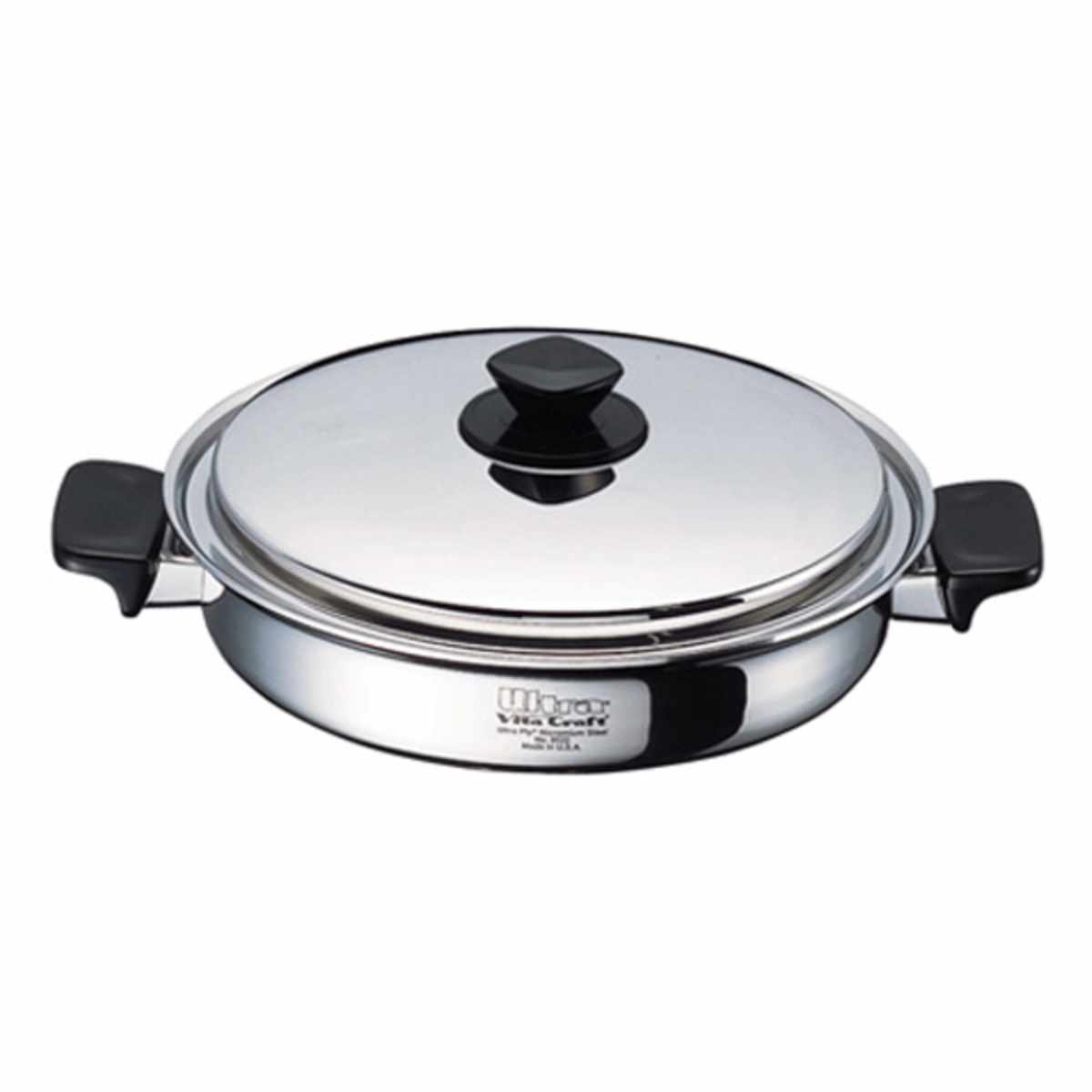 Vita Craft（ビタクラフト） 両手鍋 浅型 25.5cm ウルトラ 3L No.9522