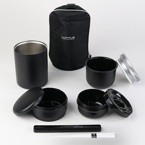 アスベル（ASVEL） 弁当箱 保温 1040ml ステンレス ランタス 縦型 箸