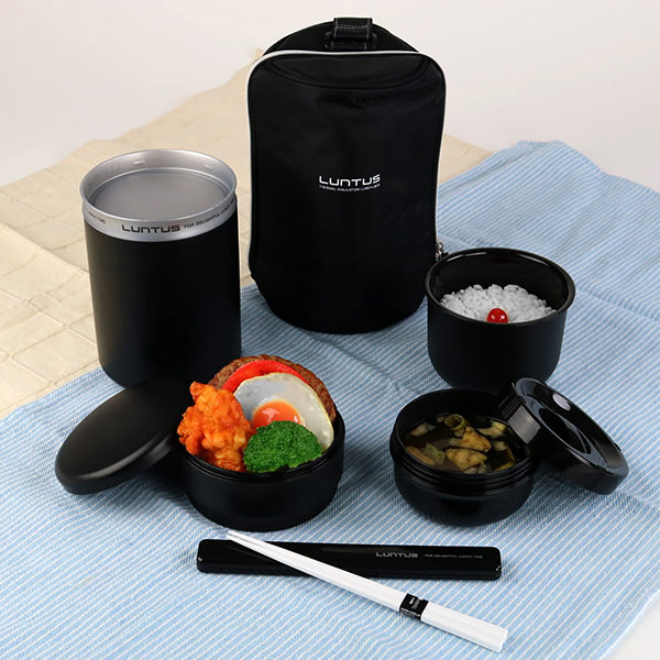 アスベル（ASVEL） 弁当箱 保温 1040ml ステンレス ランタス 縦型 箸