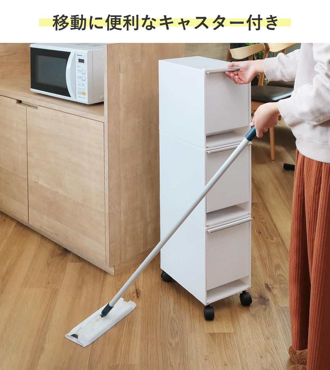 ゴミ箱 37.5L 3段 資源ゴミ分別 キッチ...の詳細画像5