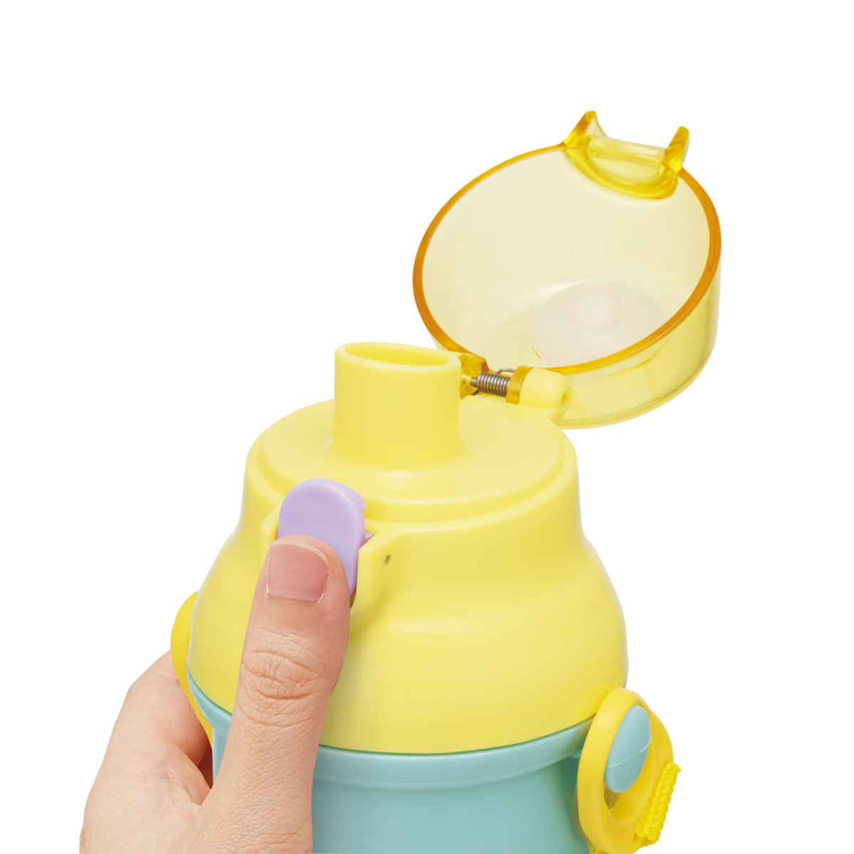 スケーター 水筒 480ml 直飲プラワンタッチボトル しまじろうPOP