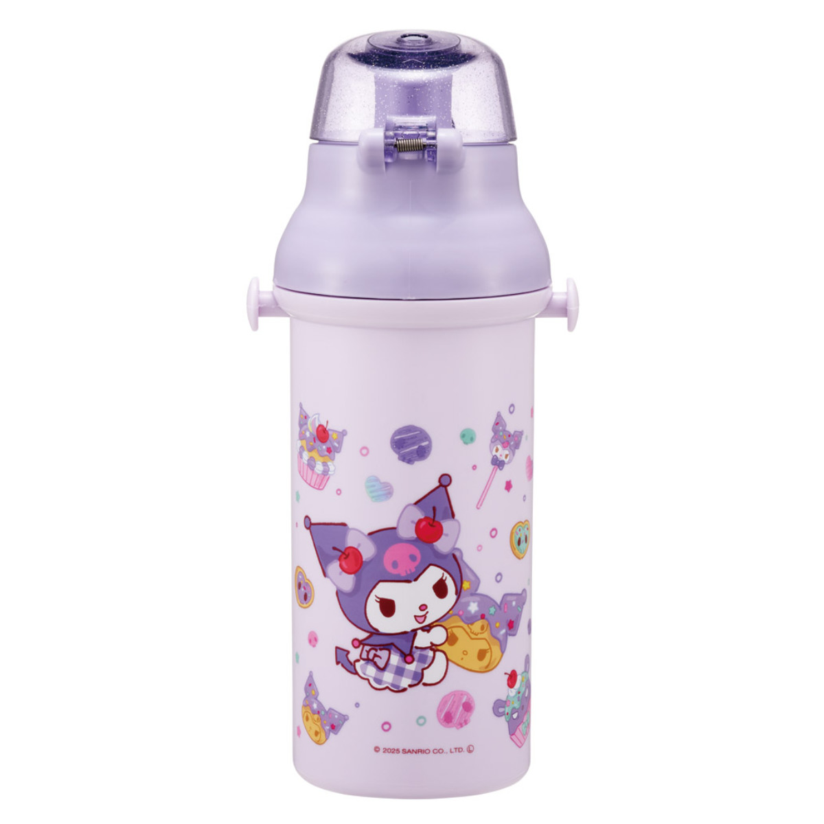 スケーター 水筒 480ml 直飲プラワンタッチボトル クロミファンシー