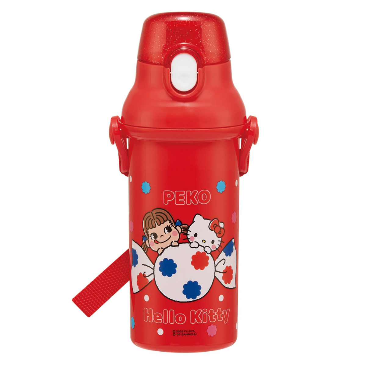 スケーター 水筒 480ml 抗菌直飲プラボトル PEKO × キティ （ 子供用