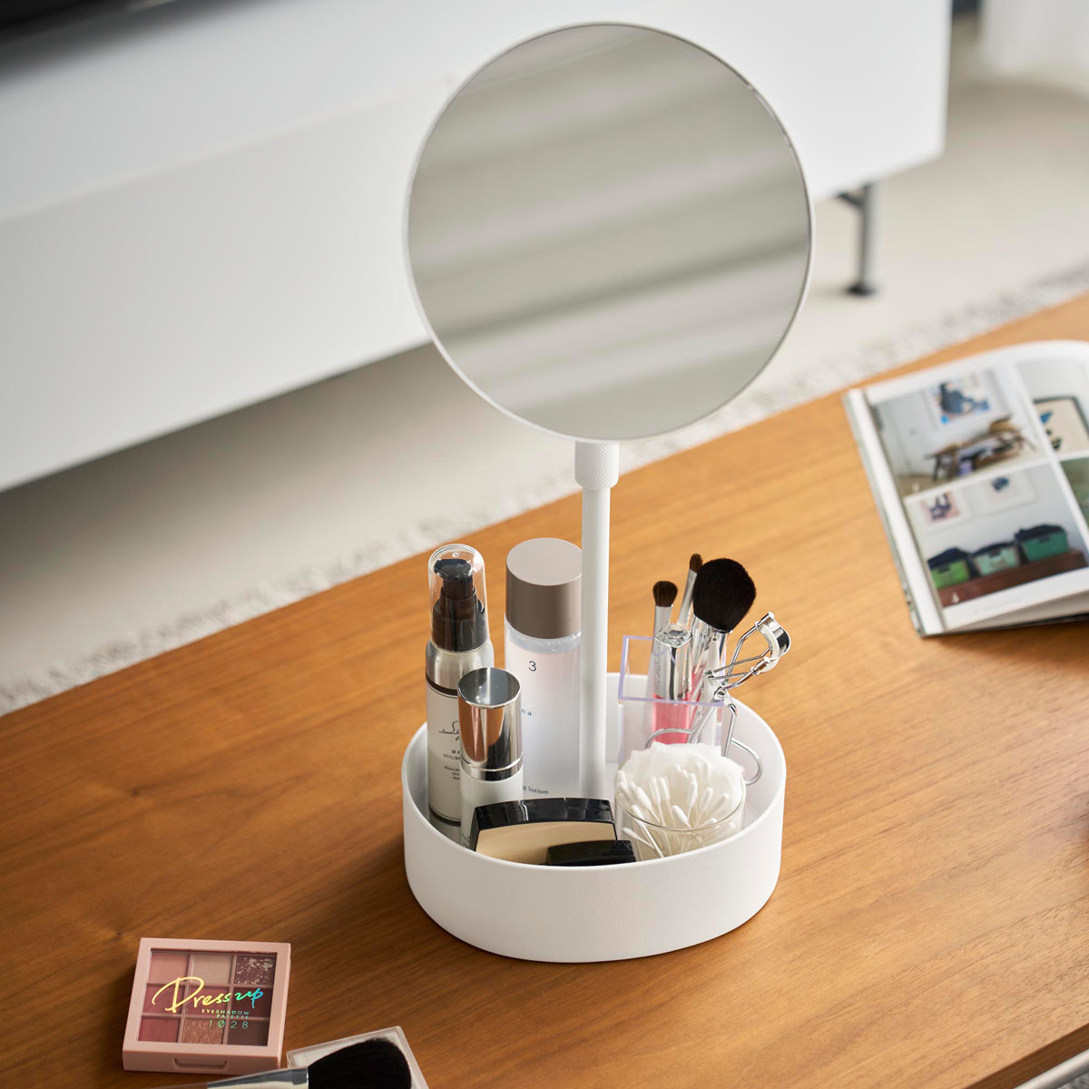 tower 特典付き 山崎実業 高さと角度が調節できる収納付きスタンド