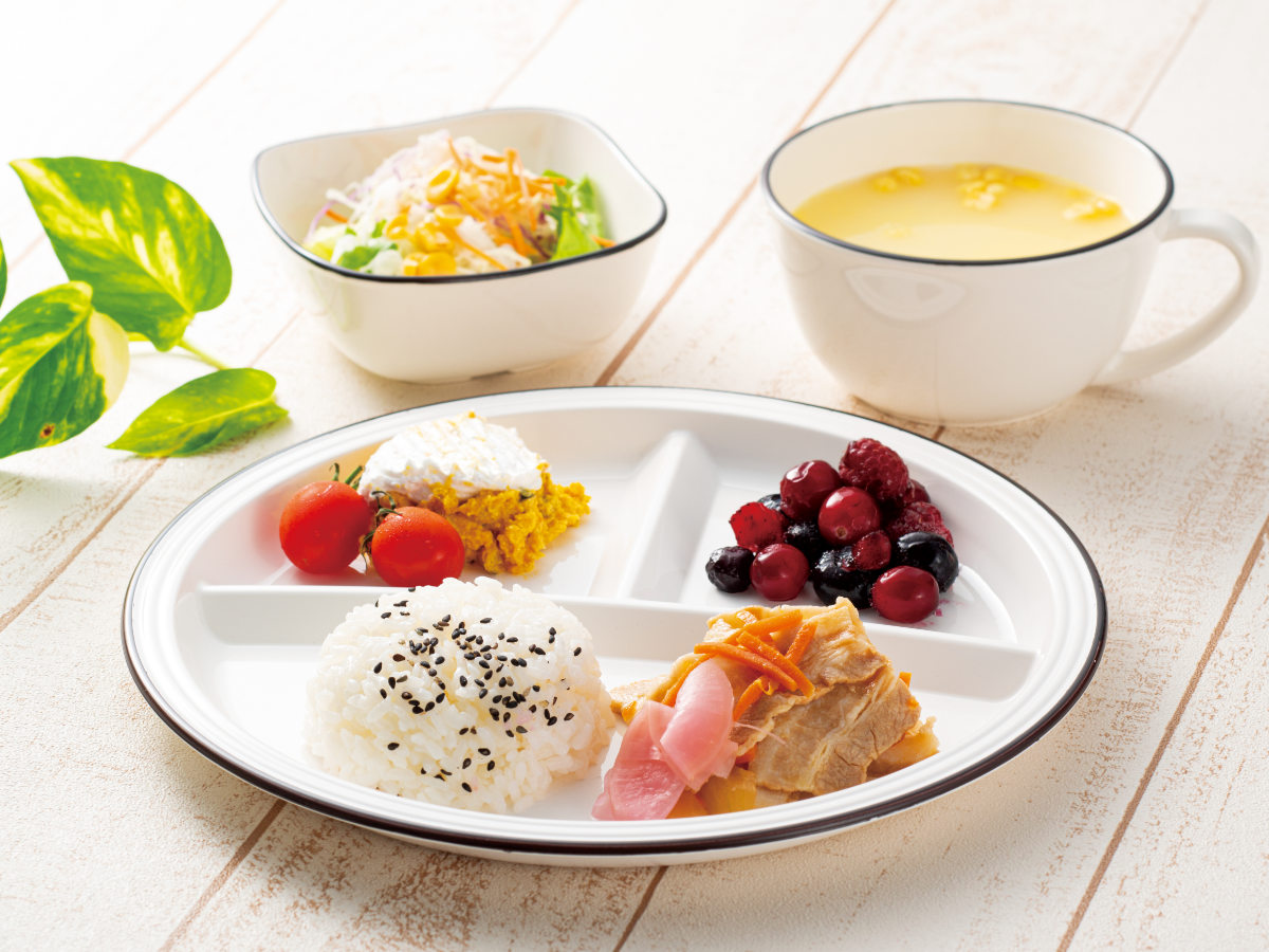 ミタニ ランチプレート ミールプレート ナチュール ホワイト 撥水加工