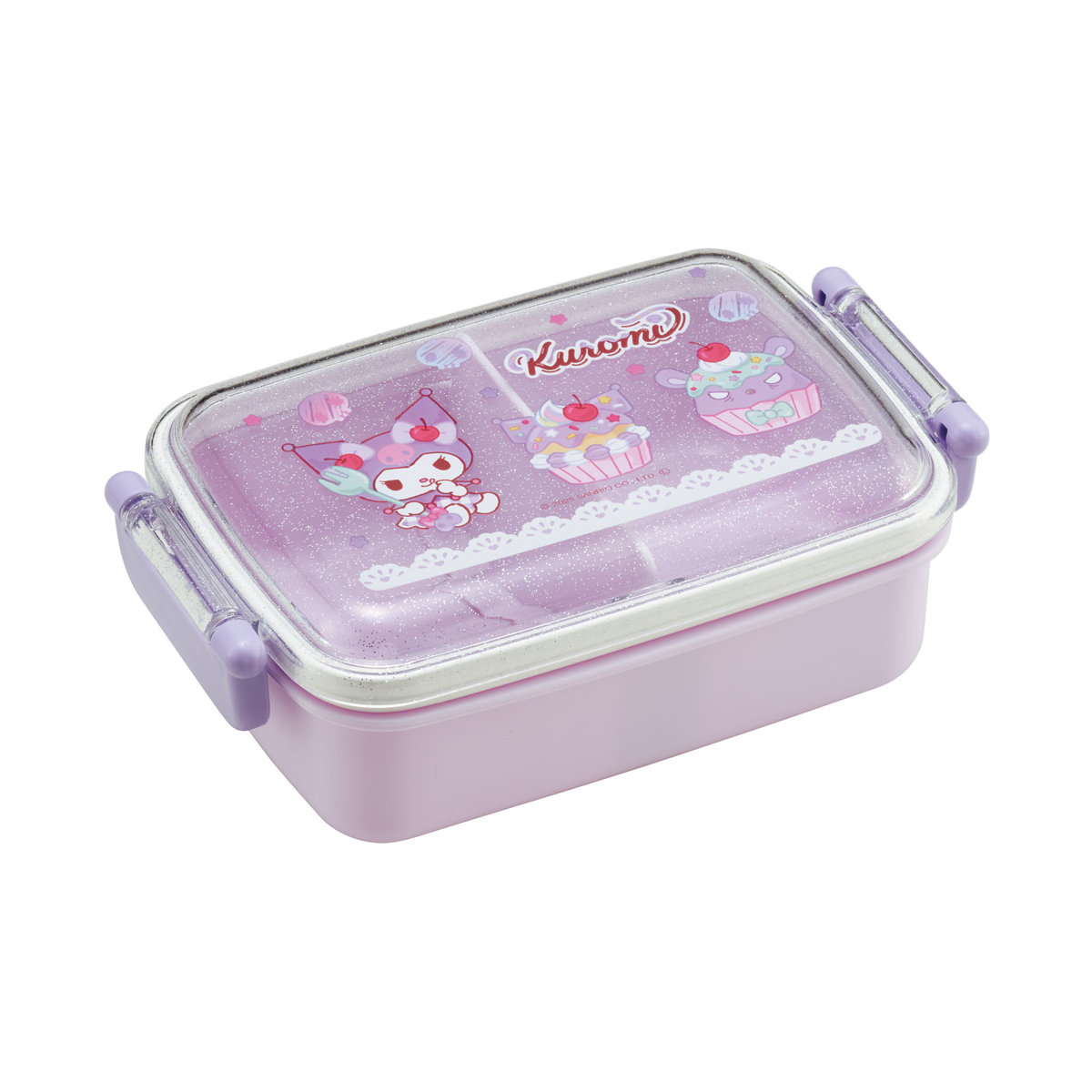 スケーター 弁当箱 450ml ふわっとタイトランチBOX クロミファンシー