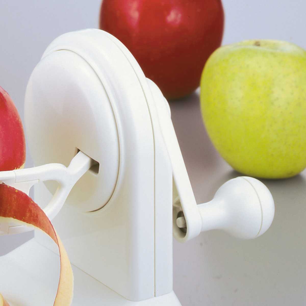 アップルピーラー 回転式ピーラー ピーラー 皮むき器 キッチン 便利グッズ （ りんご皮むき器 皮剥き器 回転式 手動 ）