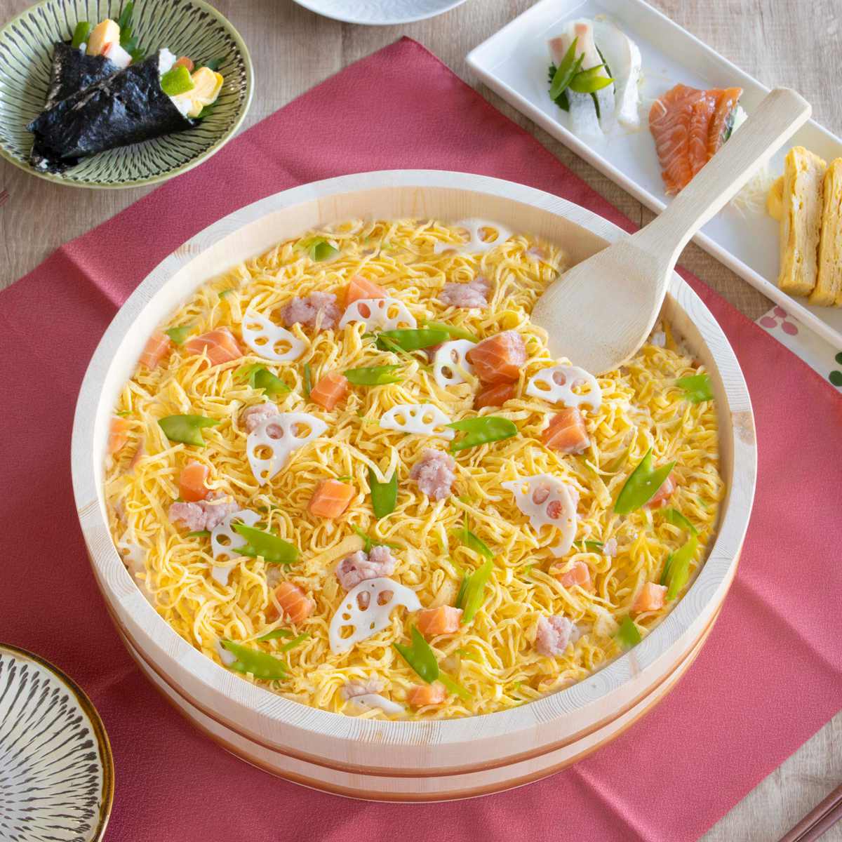 すし桶 寿司桶 飯台 木製 33cm 約5合用...の詳細画像4