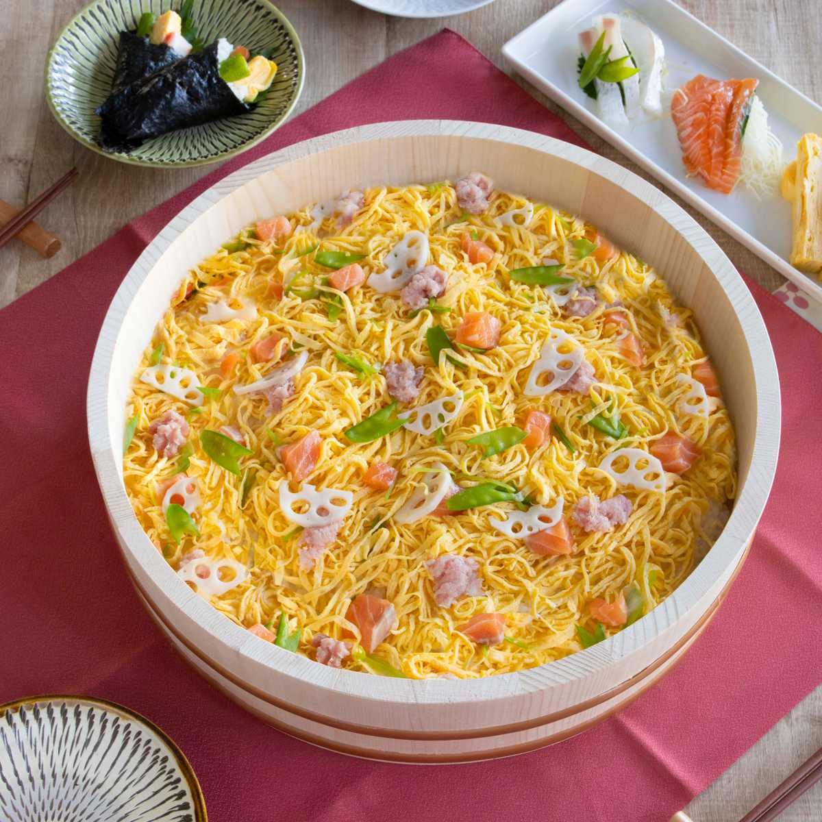 パール金属 すし桶 寿司桶 飯台 木製 36cm 約7合用 （ 木製飯台 おひつ