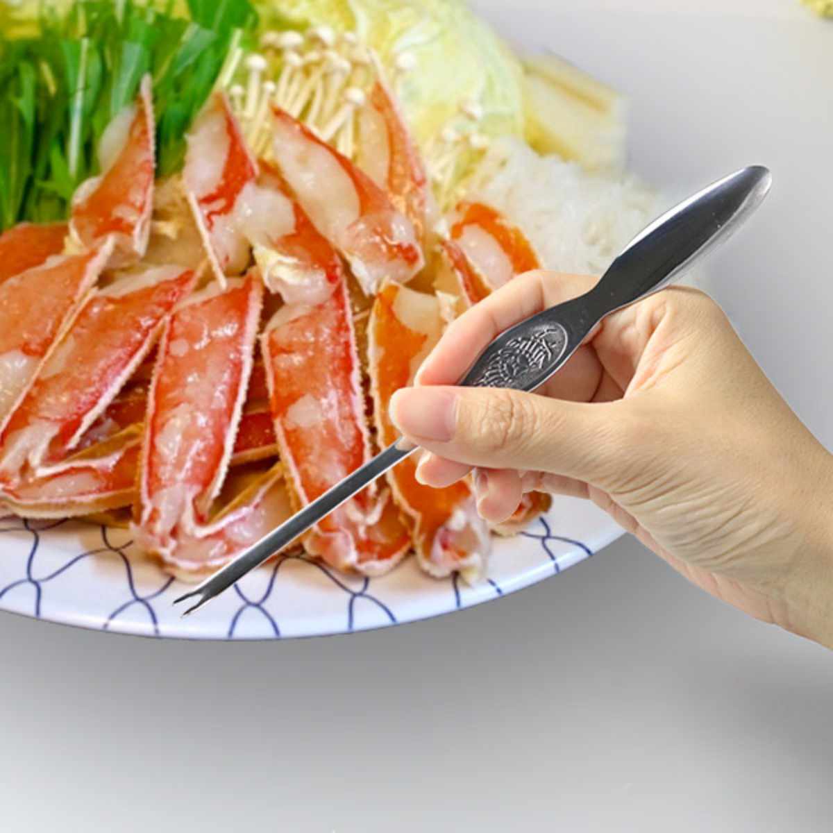 パール金属 カニスプーン カニフォーク ステンレス製 （ カニ スプーン