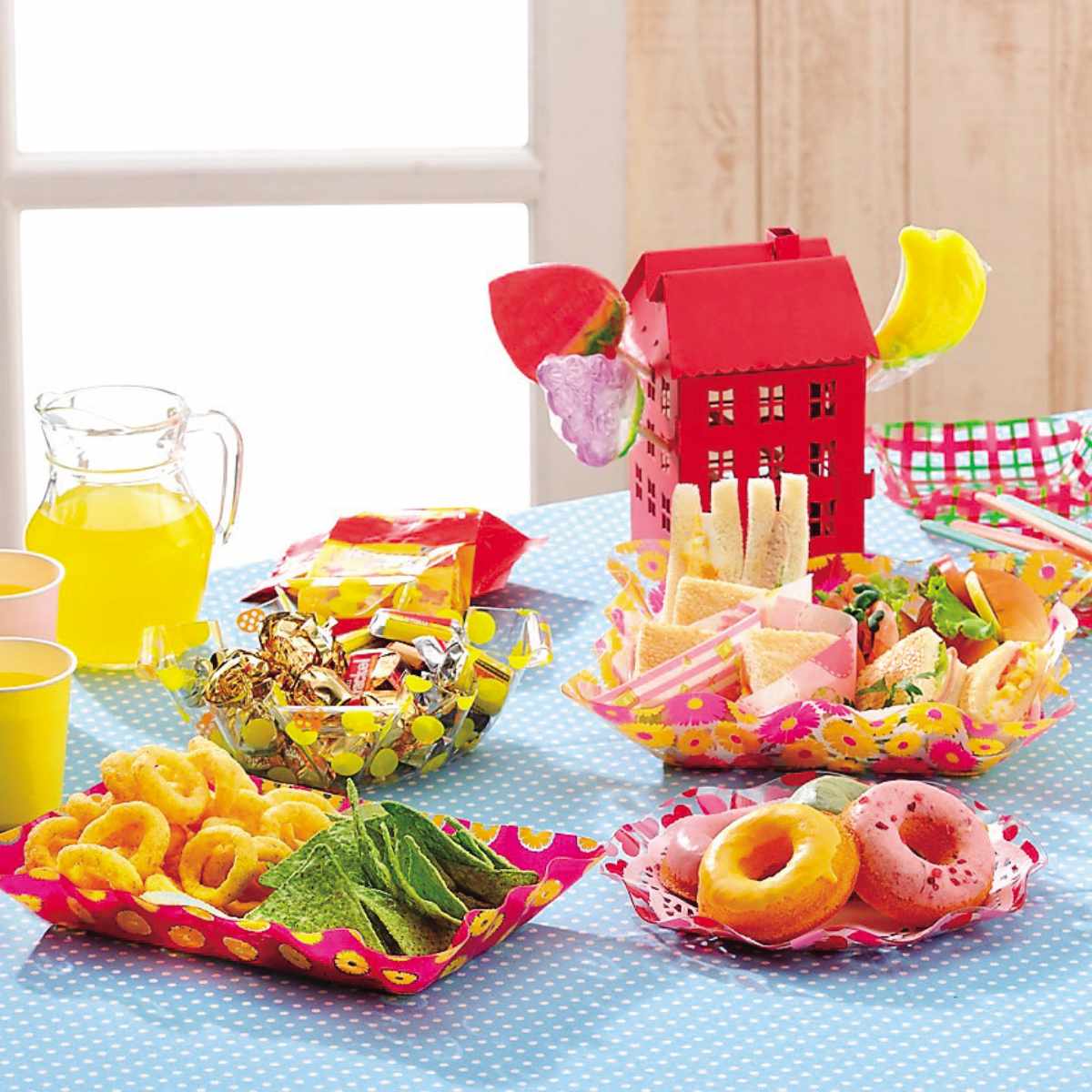 パール金属 PETボウル フラワー アレンジDECO （ プレート お皿 菓子皿