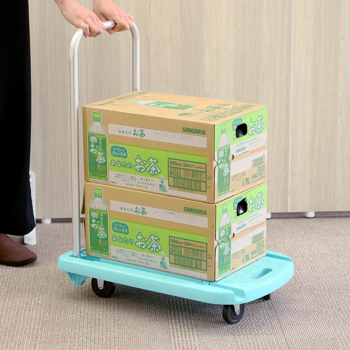 【50％引】キャリー カート 手押し 折り畳み式 多用途使用可 【美品】 カート 階段を昇り降りできる キャリー 4輪 クルーザー 折り畳み