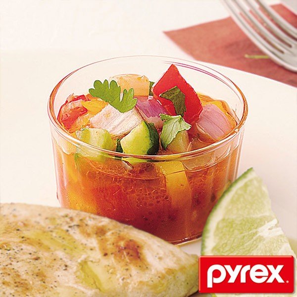 PYREX（パイレックス） プリンカップ 耐熱ガラス 100ml ラメキン 皿