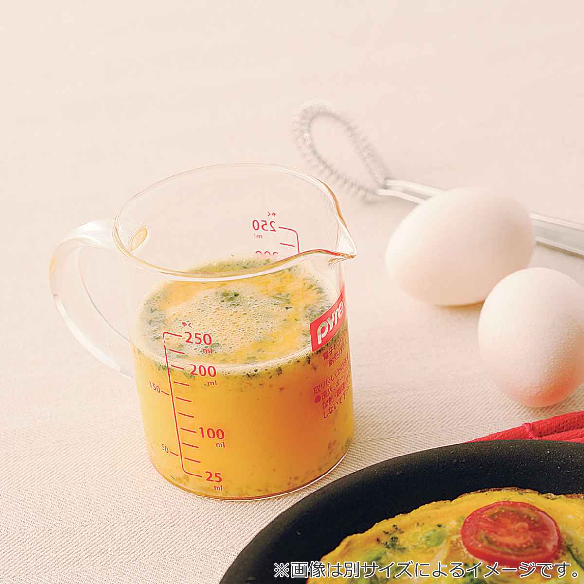 PYREX（パイレックス） 計量カップ 100ml 耐熱ガラス メジャーカップ