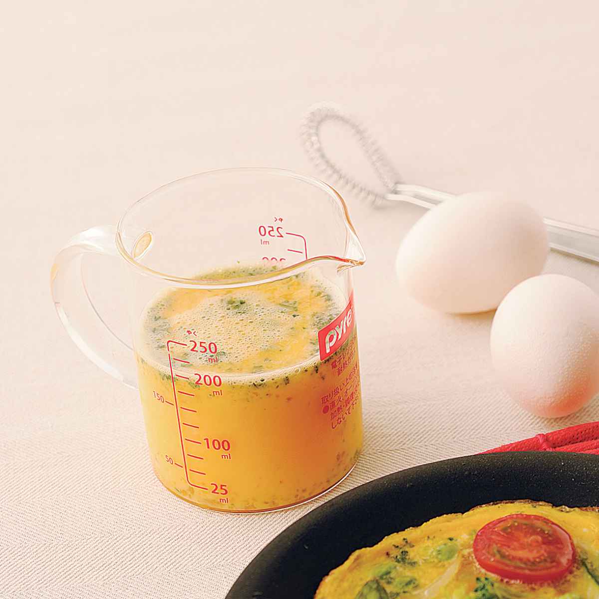 PYREX（パイレックス） 計量カップ 250ml 耐熱ガラス メジャーカップ