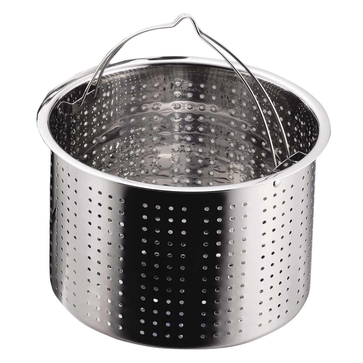 パール金属 パスタ鍋 22cm IH対応 だんらん 目皿付き ガラス蓋付き