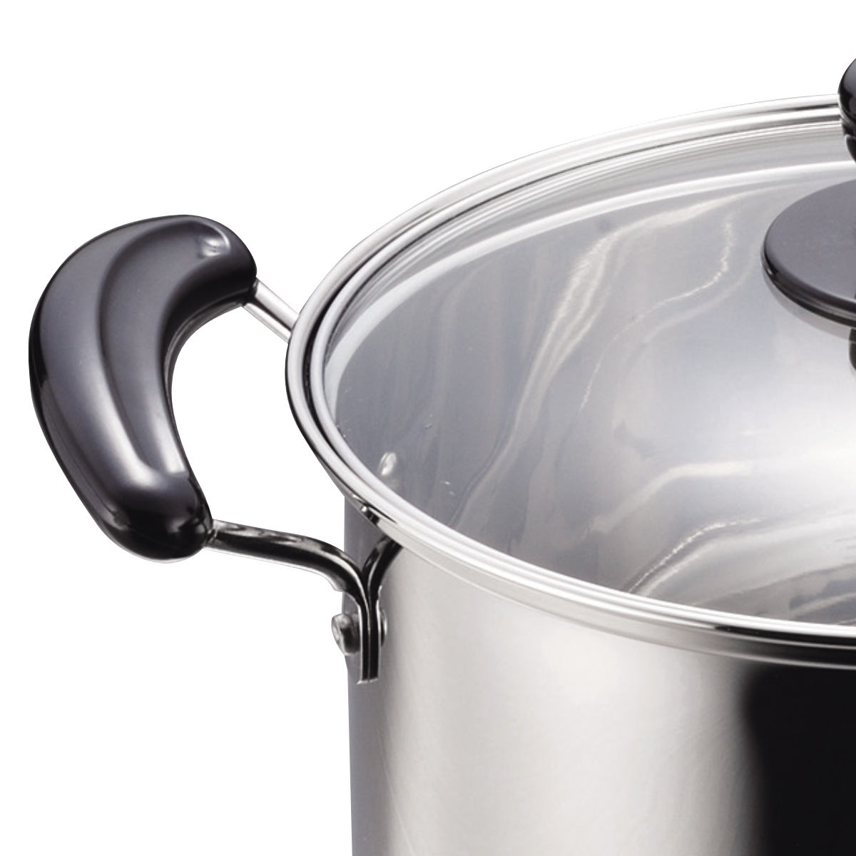 パール金属 パスタ鍋 22cm IH対応 だんらん 目皿付き ガラス蓋付き