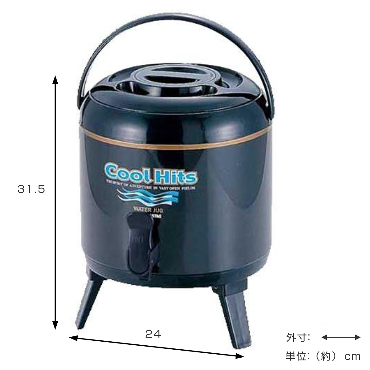 CAPTAIN STAG（キャプテンスタッグ） ウォータージャグ 6L クール