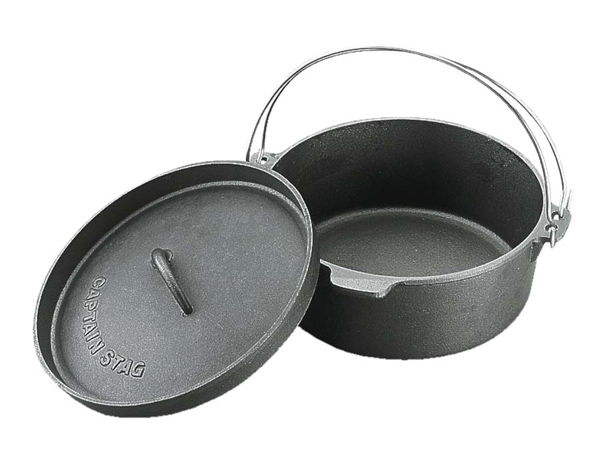 CAPTAIN STAG（キャプテンスタッグ） ダッチオーブン 鋳鉄製 ビギナー