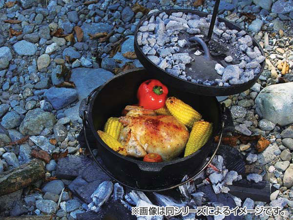 CAPTAIN STAG（キャプテンスタッグ） ダッチオーブン 鋳鉄製 ビギナー