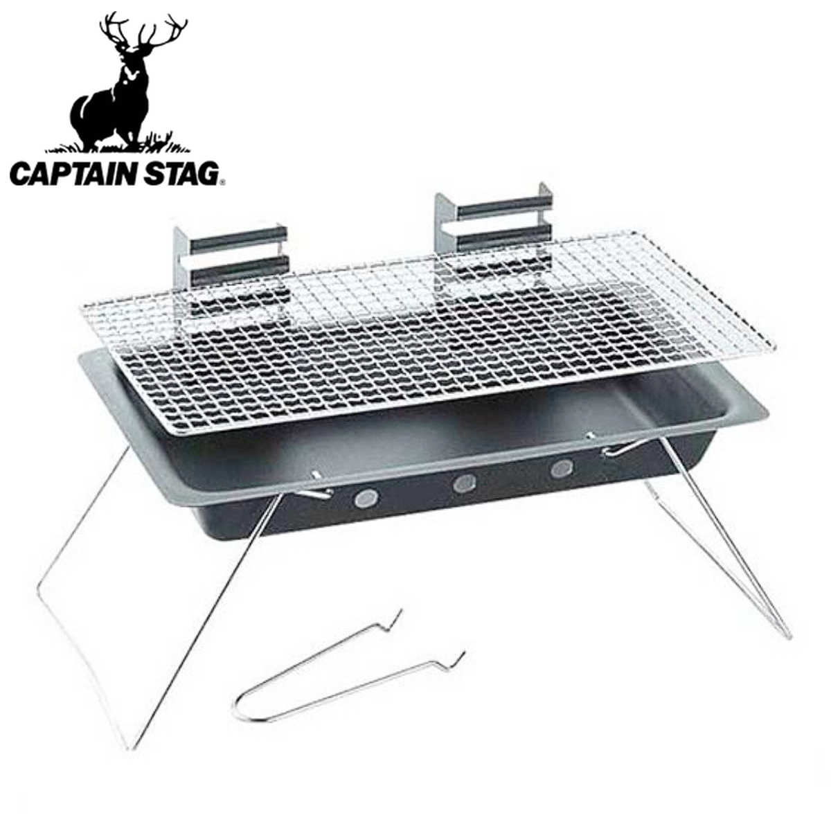 CAPTAIN STAG(キャプテンスタッグ) バーベキューコンロ クローナ 角 CAPTAIN STAG(キャプテンスタッグ) バーベキューコンロ クローナ 角