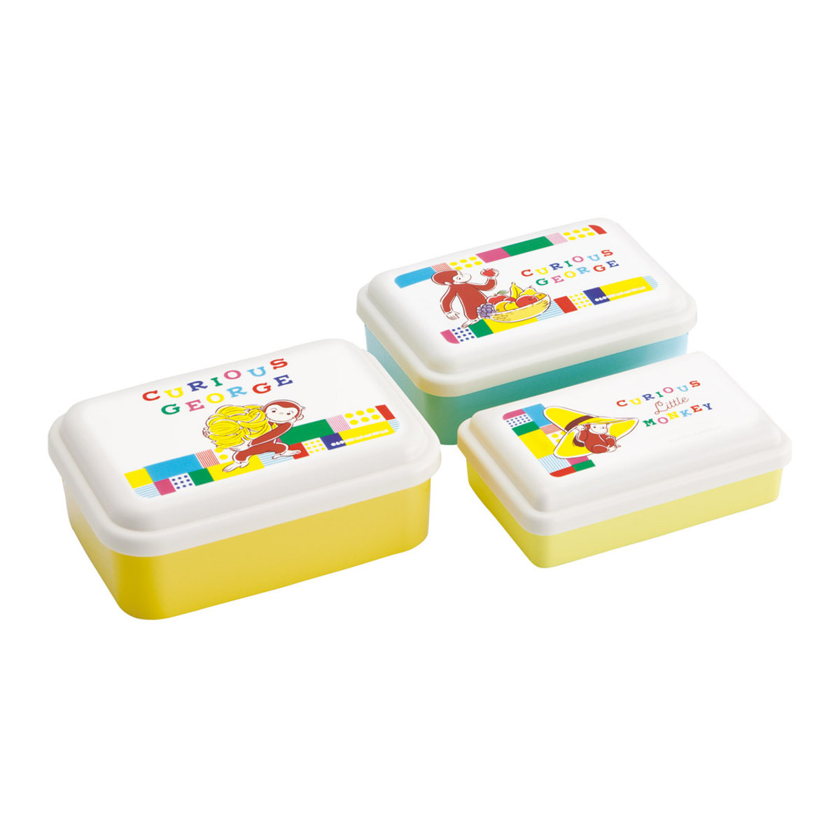 スケーター 弁当箱 3個セット 入れ子式シール保存容器 ジョージ