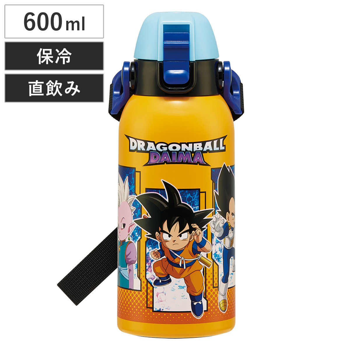 スケーター 水筒 600ml ダイレクトボトル ドラゴンボールダイマ