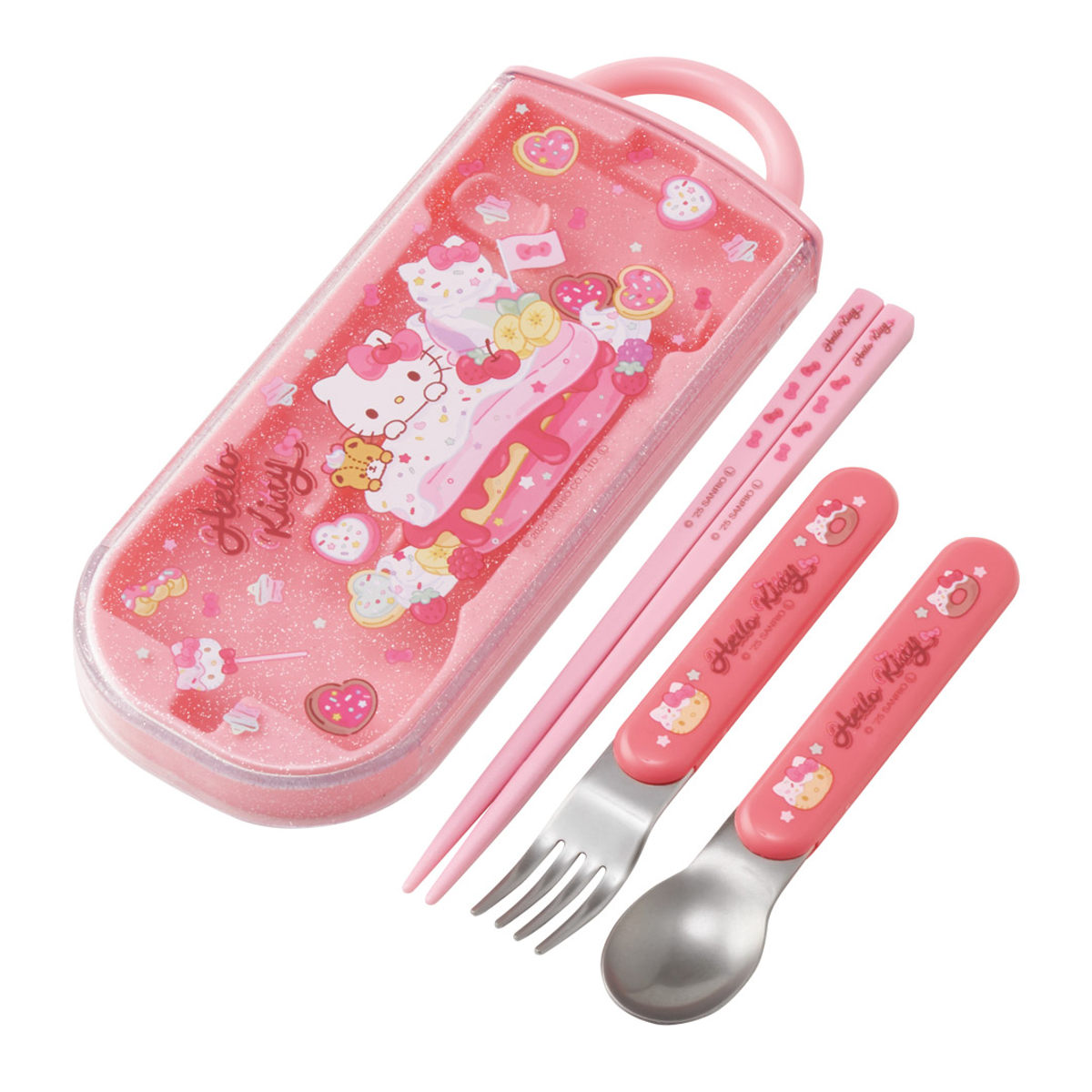 スケーター トリオセット 食洗機対応スライド式トリオ キティ