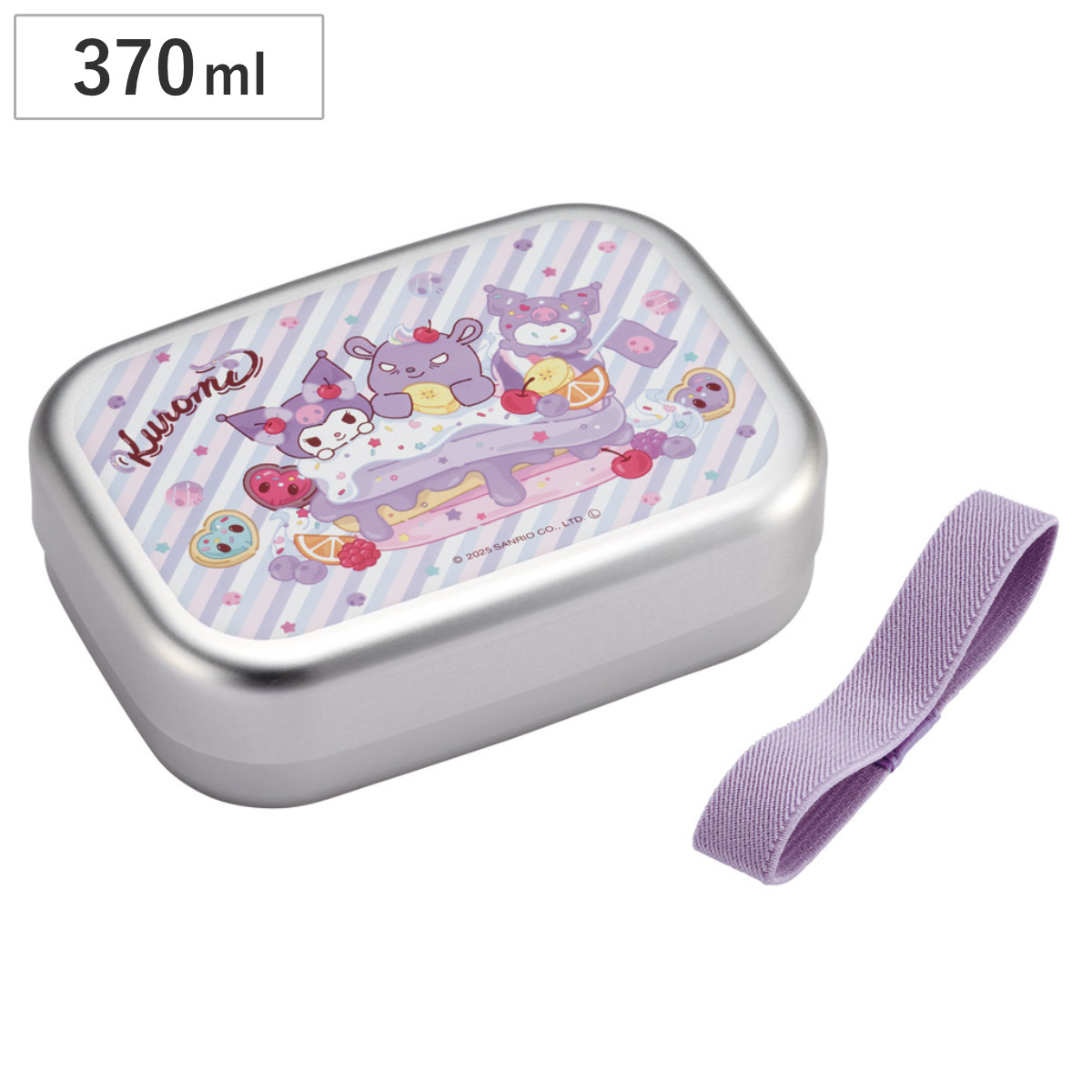 スケーター 弁当箱 370ml アルミ弁当箱 クロミファンシー （ お弁当箱