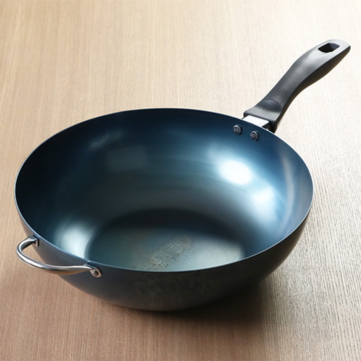 使いやすい鉄フライパン 深型 28cm IH対応 いため鍋 こだわり職人 日本